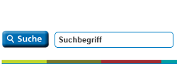 Suchfunktion mit Schaltfläche bestehend aus einer Lupe und dem Text 'Suchen'